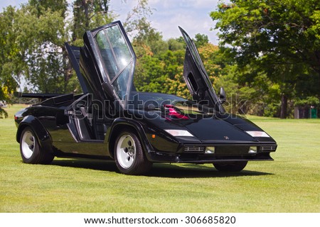 Plymouth July Lamborghini Countach On Display July At Plymouth July Lamborghini Countach On Display July At