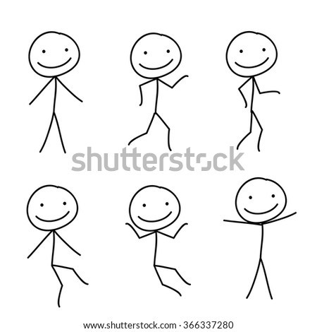 Stick Figure Iconssymbol Family Stick Figure Stock Vector 107827724 ...