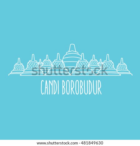 Gambar Vectors Candi Borobudur Indonesia Csp38252735 Search Clip Art ...