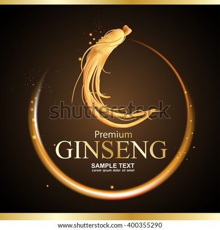 Ginseng Premium Vector