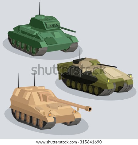 Tank Cartoon Stock Vector 107861600 - Shutterstock