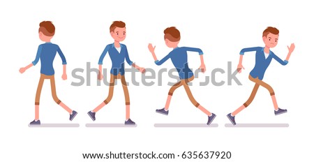 Business Man Characters Business Mans Casual Stock Vector 435684283 ...