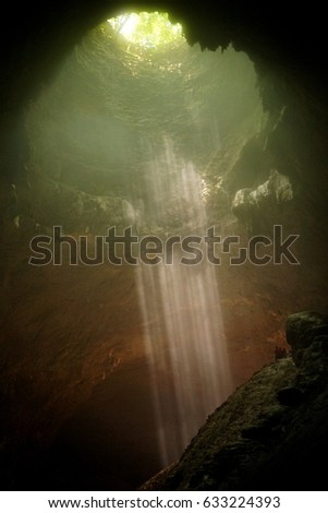 Ray Of Light Inside The Jomblang CaveYogyakarta Indonesia Ray Of Light Inside The Jomblang CaveYogyakarta Indonesia