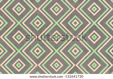 Seamless African Pattern Stock Vector 96611776 - Shutterstock