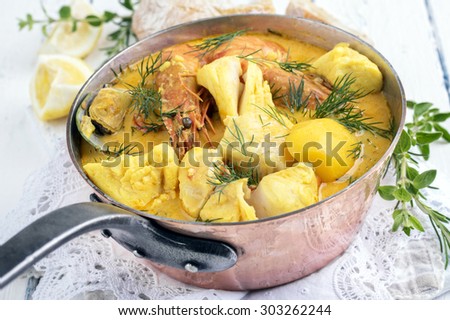 Fish Stew in Casserolle