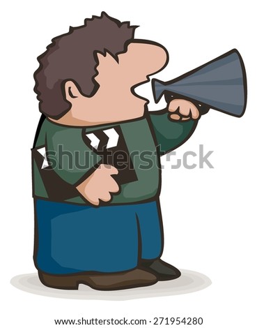 Cartoon Movie Director Stock Vector 271954271 - Shutterstock