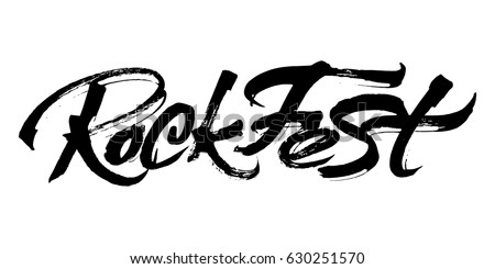 Sex Drugs Rocknroll Cola Pen Calligraphy Stock Vector 479998363 ...