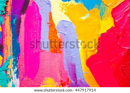Original oil painting on canvas. Abstract art background. . Fragment of artwork. Brushstrokes of paint. Modern art. Contemporary art. Colorful texture. thick paint surface