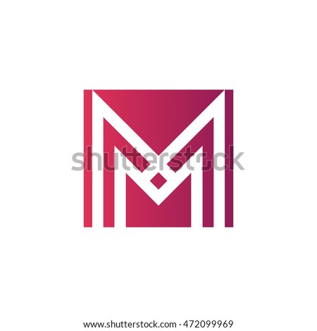 Initial MM Letter Logo Design Vector Template. Abstract Black Letter MM Logo  Design Stock Vector - Illustration of brand, monogram: 173046774