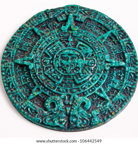 Mayan Calendar Green Stone Stock Photo 106442549 - Shutterstock