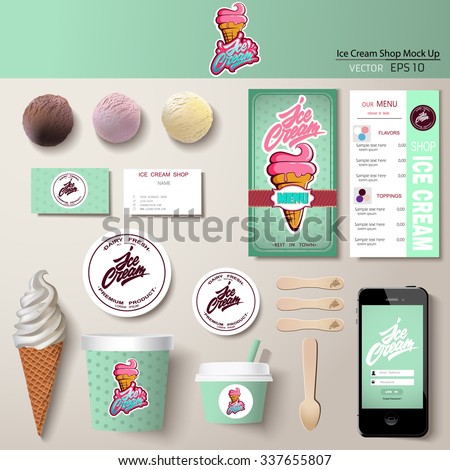 Ice Cream Logo Stock Images Royalty Free Vectors Vector Corporate