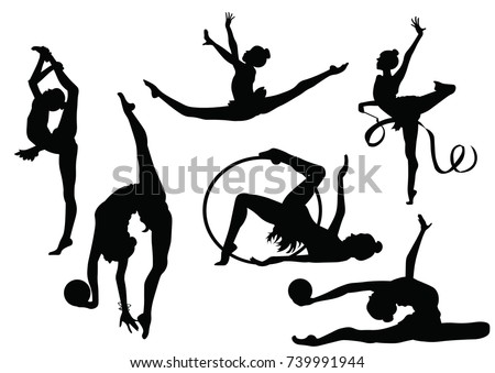 Man Gymnastics Silhouette Stock Vector 28467520 - Shutterstock