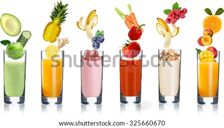 Detox Smoothies - fruit juice, smoothie drinks and shakes