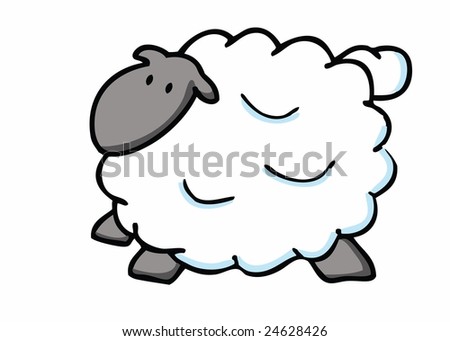 Fat Sheep Stock Vector 24761344 - Shutterstock