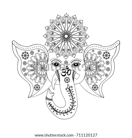 Black White Ganesh God Stock Images, Royalty-Free Images & Vectors ...