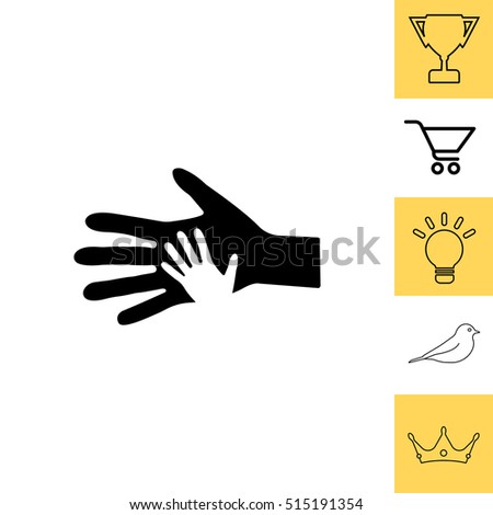 Helping Hand Icon Stock Images, Royalty-Free Images & Vectors