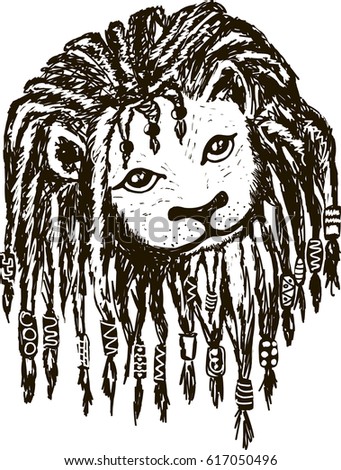 Free Free 244 Lion With Dreads Svg SVG PNG EPS DXF File