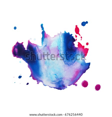 Abstract Hand Drawn Watercolor Background Vector Stock Vector 577529638 ...