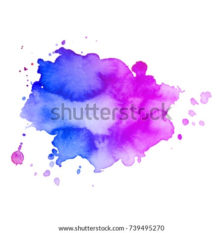 Abstract Hand Drawn Watercolor Background Vector Stock Vector 577529638 ...