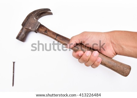 Hold nails hammer save thumb