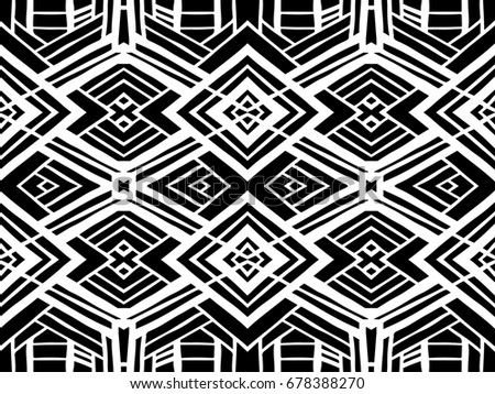 Black and white ethnic texture geometric wallpaper tribal background for fabric Black and white ethnic texture geometric wallpaper tribal background for fabric