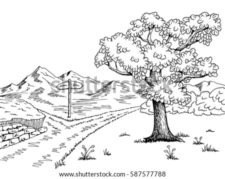 Cartoon Sapling Grows Trunk Old Tree Stock Illustration 101325958 ...