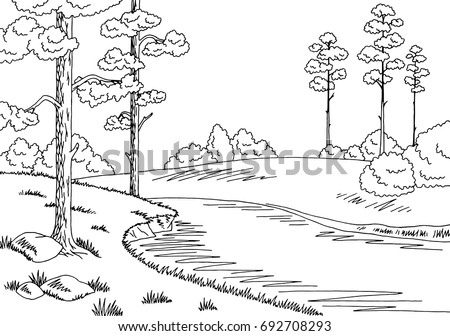 Landscape Sketch Stock Images, Royalty-Free Images & Vectors | Shutterstock