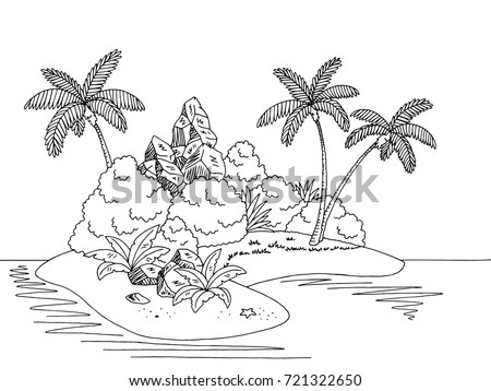 Beach Drawing Stock Images, Royalty-Free Images & Vectors | Shutterstock