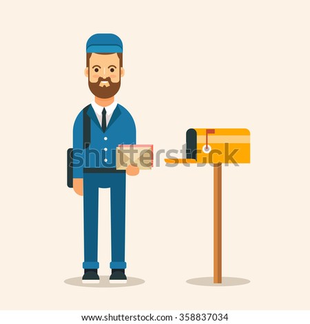 Mailman Cartoon Stock Images, Royalty-Free Images & Vectors | Shutterstock