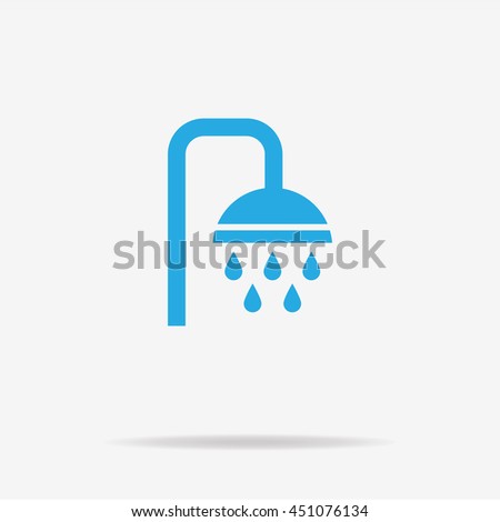 Shower icon. Vector concept illustration for design.