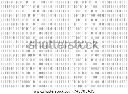 Binary Code Pattern Seamless Digital Technology Stock Vector 748905403 ...