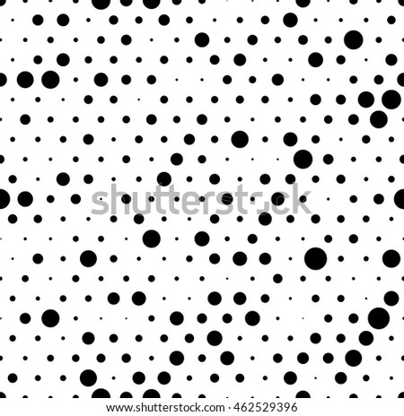 Seamlessly Repeatable Pattern Random Irregular Dots Stock Vector ...