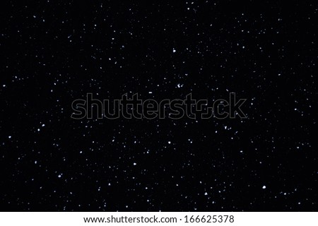 the christmas snowfall in the evening, natural photography