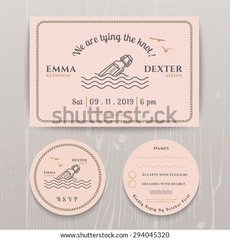 Message In A Bottle Invitation Template 9