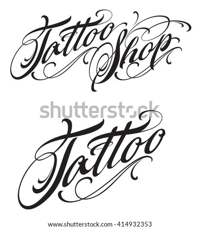 Tattoo Letters Stock Images, Royalty-Free Images & Vectors 