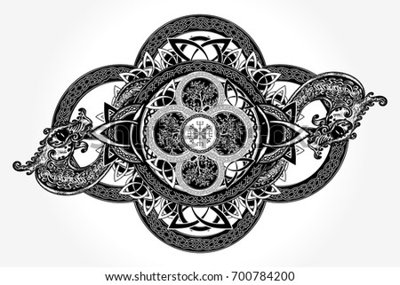 celtic concept tattoo tshirt design helm stock vector 700784572 celtic concept tattoo tshirt design helm stock vector 700784572