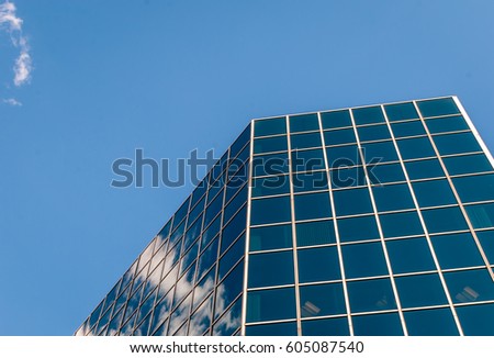 Modern Architecture Glass abstract triangle angled corner building structure stock photo Modern Architecture Glass abstract triangle angled corner building structure stock photo