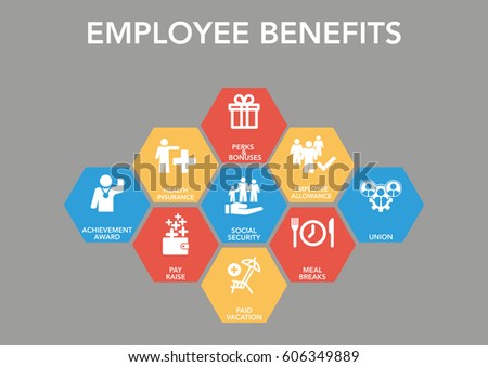 Employee Benefits Icon Concept Stock Vector 606349889 - Shutterstock