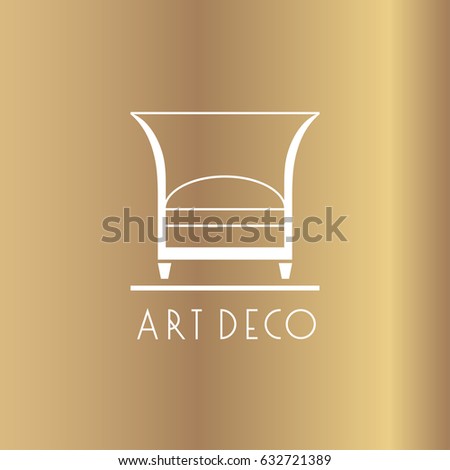 Art Deco Furniture Logo Design Luxury Brand Identity For Interior Or Company Art Deco Furniture Logo Design Luxury Brand Identity For Interior Or Company