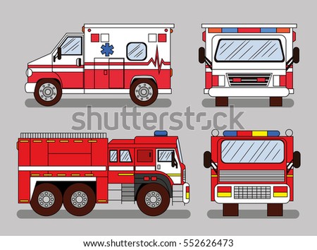 videos free safety download fire Ambulance Transport Rescue Car Vector Vector Fire Stock