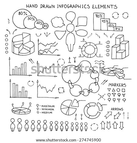 Pen Hand Drawn Doodle Business Timeline Stock Vector 393159118 ...