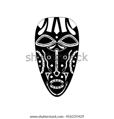 Black White Silhouette Terrible Old Traditional Stock Vector 456235429 ...