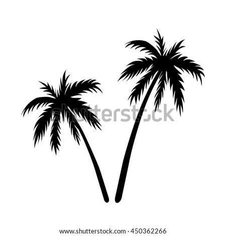 two palms sketch black coconut tree stock vector 450362266 two palms sketch black coconut tree stock vector 450362266