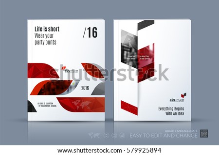 Modern Design Magazine business vector set brochure template layout stock vector Modern Design Magazine business vector set brochure template layout stock vector