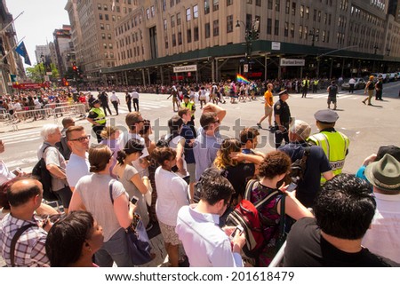 Scenes From The Nyc Gay Pride Parade On June 29 2014 In New York City Scenes From The Nyc Gay Pride Parade On June 29 2014 In New York City