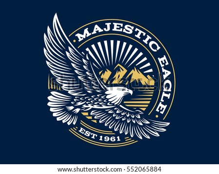 t-shirts vintage logo company & Stock Eagle Free Images Vectors Images, Royalty