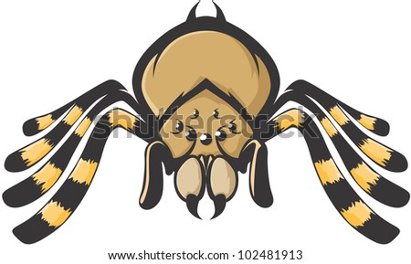 Angry Spider Cartoon