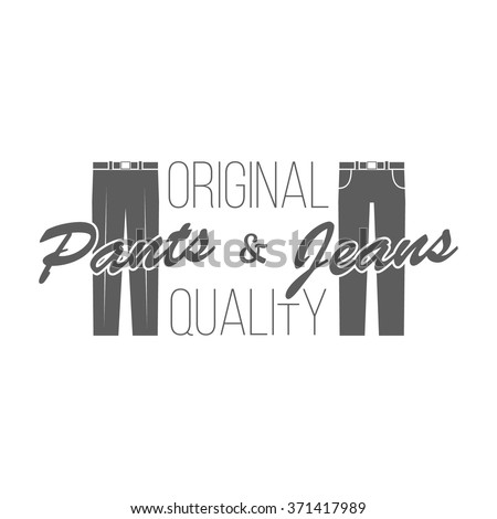 Pants And Jeans Logos Isolated Badge Of Store On Transparent Background Use For Pants And Jeans Logos Isolated Badge Of Store On Transparent Background Use For