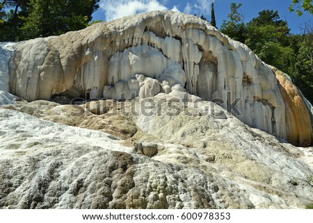 Fosso Bianco Bagni Di San Filippo Stock Photo (Royalty Free ... Fosso Bianco Bagni Di San Filippo Stock Photo (Royalty Free ...