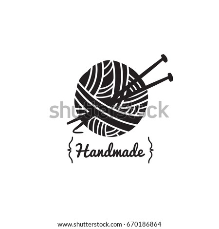 Knitting Doodle Icons Set Icons Logos Stock Vector 532516912 - Shutterstock